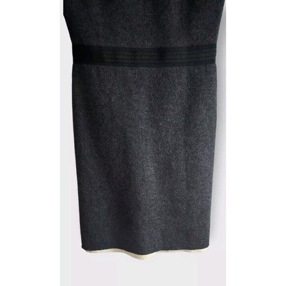 Tory Burch Minnie Sheath Dress Womens Small Black Embellished Wool Lined - Picture 7 of 12